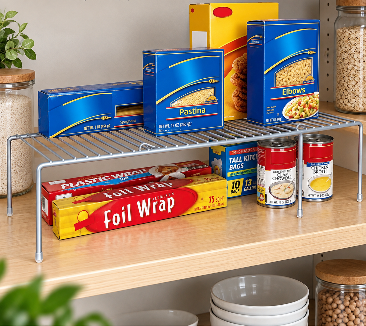 Expandable Iron Cabinet Organizer